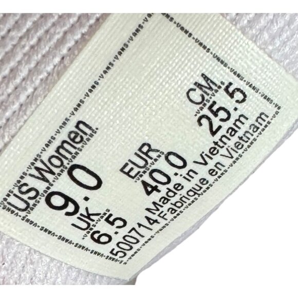 Vans Womens Red & White Checkered Sneakers Size‎ 9 - Picture 7 of 9